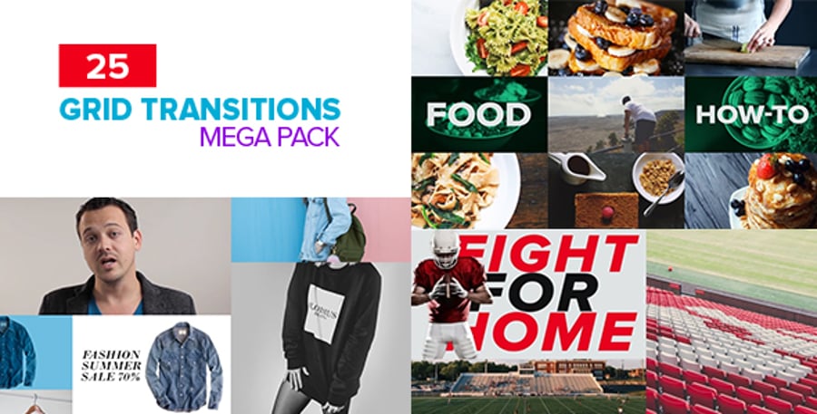 Grid Transitions Pack, Elements ft. photo grid & photo transition - Envato