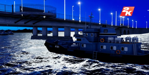 Schiff und Brücke