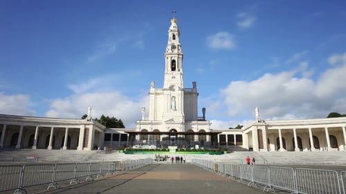 The Sanctuary of Fátima in Portugal on Sunny Day