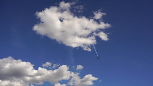 Airshow in the Clouds