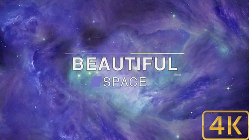 Animated Cosmic Nebula Background with Twinkling Stars