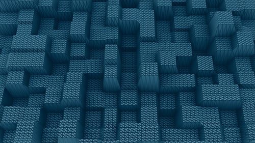 Seamless Loop Animated Geometric Cubes Background