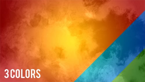 Abstrakter Hintergrund mit Rauch und Wolken - 3 Farben