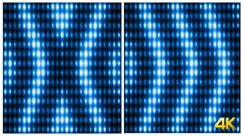 Luzes azuis glamorosas Vj Loop