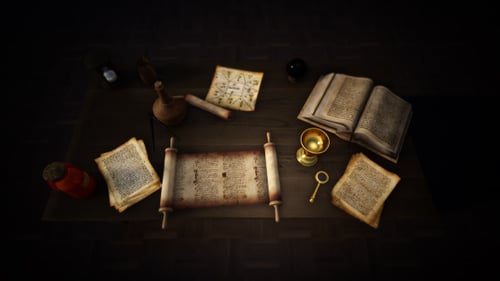 Tisch des Alchemisten