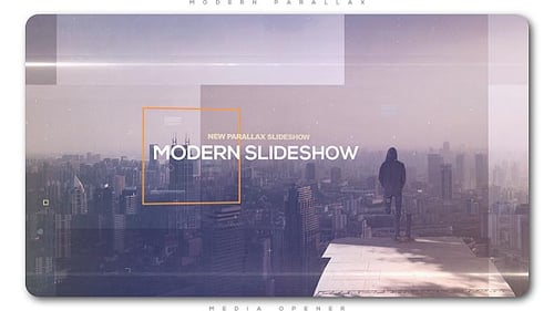 Moderne Parallax-Diashow