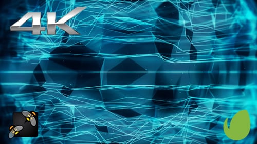 Elegant Dark Blue Triangulate