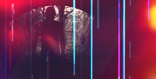 Grunge Glitch Film Style Transitions