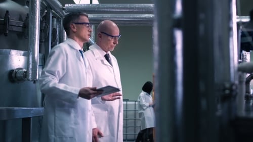Two Professionals Expertise the Plant