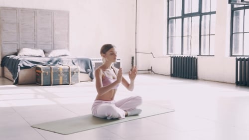 Yoga at Home. Simple Yoga Exercises for Beginners at Home