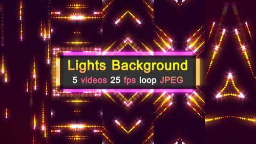 Lights Background Lot de 5