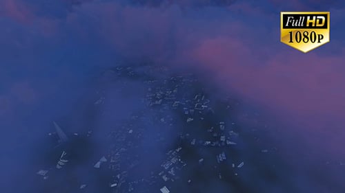 3D London City Cloud 10