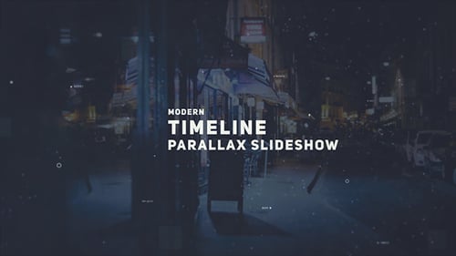 Presentación de diapositivas de Parallax Timeline