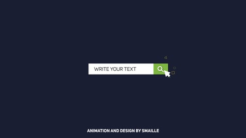 Clean Search Bar Logo Opener