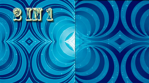 Blue Hypnotic Tunnel 2 in 1