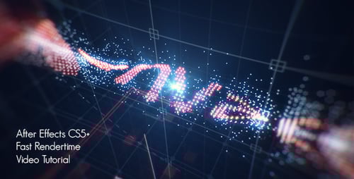 Logotipo da Glowing Tech Particles