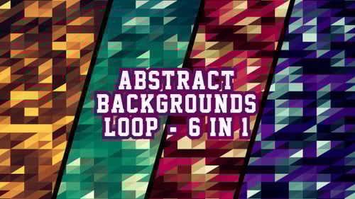 Abstract Geometric Looping Background Animation Pack