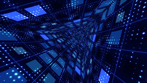 Tunnel Triangle Blue