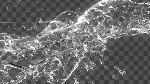 Wasser 3D-Linie