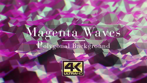 Abstract Waving Polygonal Background Loop