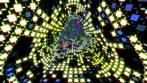 Glitzer-Tunnel