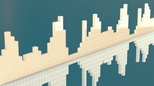 VJ Loop White Clean Equalizer