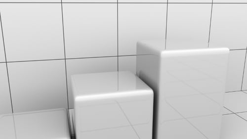 Animated Growing Chart or Grey and Red Bar Graph