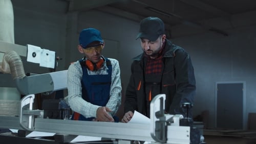 Carpenters with Papers in Joinery