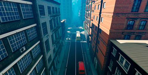 Avenida de la gran ciudad
