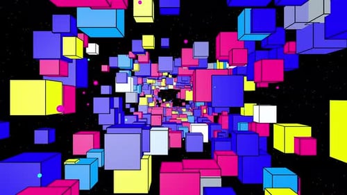 Space Box Colorful 4k
