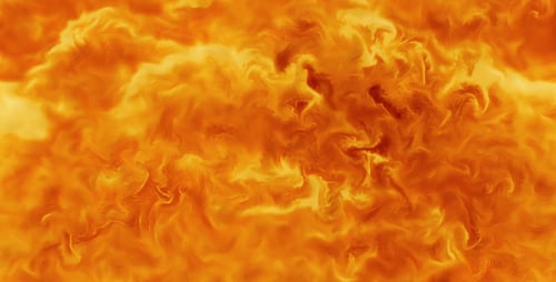 Dynamic Fiery Fluid Abstract Background Animation
