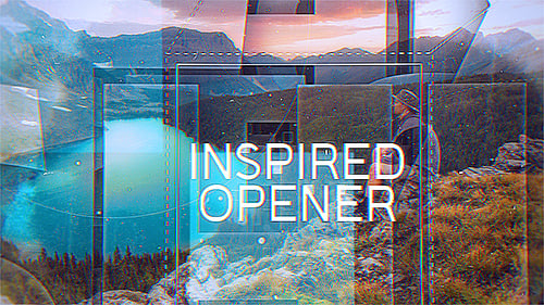 Dynamic Cinematic Opener with Abstract Transitions and Geometric Overlays