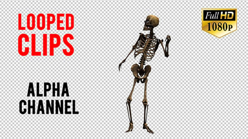 Dancing Skeleton 3D Animation for Halloween Celebrations