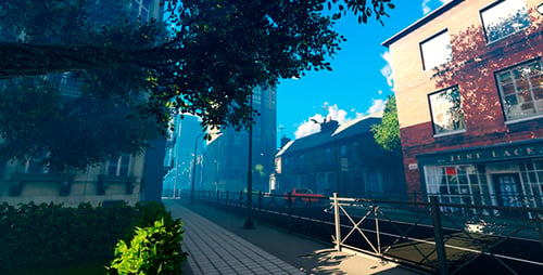 City Street und Zuhause