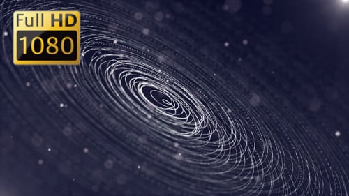 Circle Abstract Particles