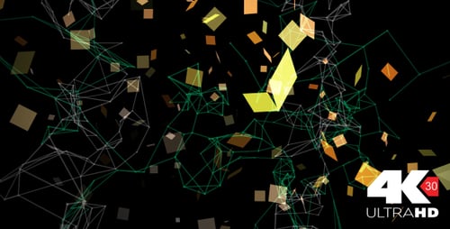Abstract Lines Square Background