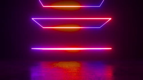 Neon-Rechtecke