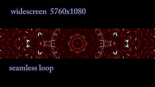 Widescreen Red Flower