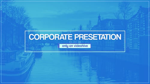 Clean Business Presentation Slideshow with Modern Layouts