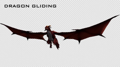 Red Dragon - Glide Animation.