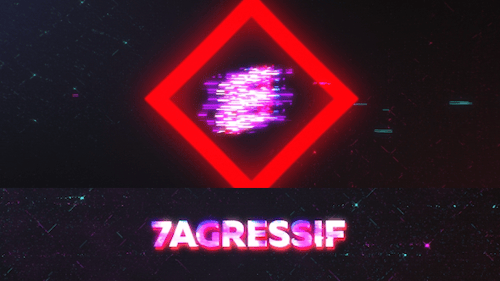 Cyberpunk Glitch Logo Reveal