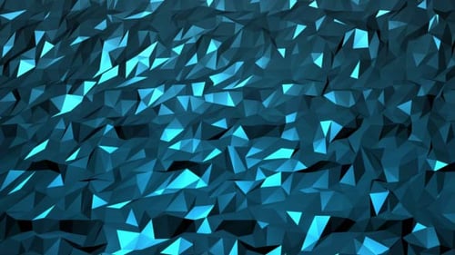 Animated Geometric Low Poly Background Loop