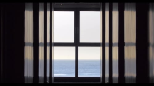 Blue Endless Sea, View From the House or Hotel Window