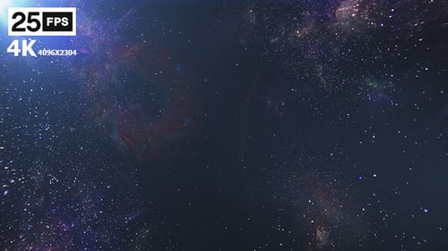 Cosmic Nebula Starfield Journey Abstract Background Animation