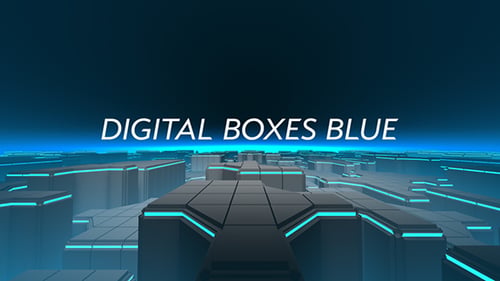 Digitalboxen Blau
