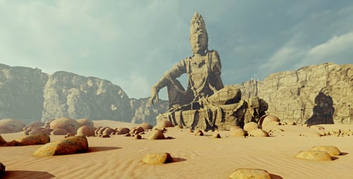 The Stone Sculpture In The Old City