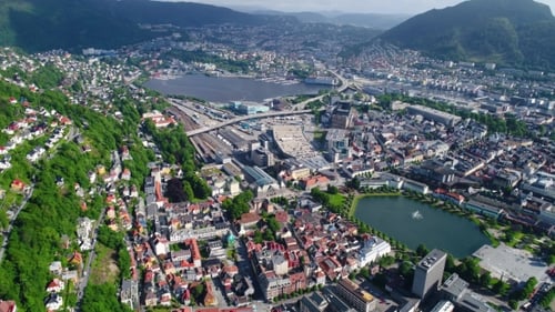 Bergen Is a City and Municipality in Hordaland on the West Coast of Norway.