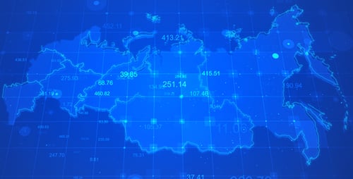Russia Technology Data Background