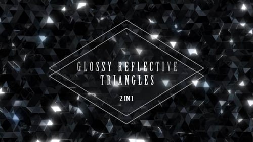 Abstract Geometric Background with Shimmering Light Reflections Loop