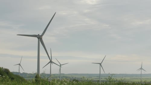 Clean and Renewable Energy, Wind Power, Turbine, Windmill, Energy Production.
